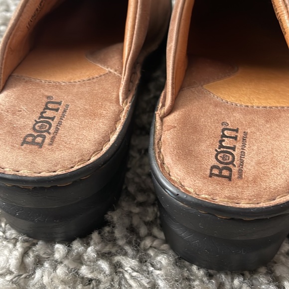 Born Shoes Born Leather Mules Sz 738 Poshmark